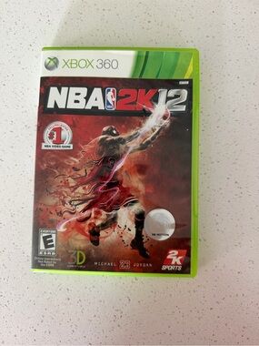 Xbox 360 NBA 2K12 Video Game - Green Case